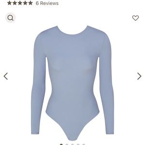 SKIMS Fits Everybody Low Back Long Sleeve Bodysuit